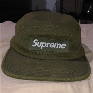 Authentic Supreme Wool Camp Cap Green
